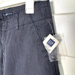 GAP Womens 2 Navy Pinstripe Pants Straight Leg Dress Trousers Work Office NWT